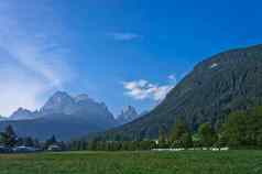 自然景观白云石山脉阿尔卑斯山脉意大利欧洲