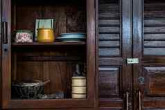 室内设计泰国风格木梳妆台经典食物容器