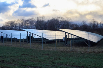生成清洁能源太阳能模块大公园北部欧洲