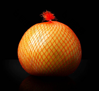 葡萄柚柑橘类水果航运橙色包