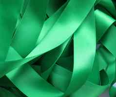 绿色丝带设计元素
