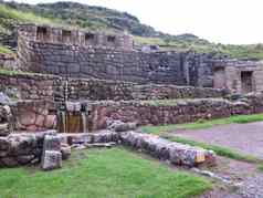 Sacsayhuaman印加人废墟秘鲁安第斯山脉