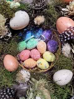 节日装饰复活节鸡蛋复活节假期