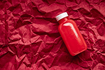 新鲜的浆果汁<strong>环保</strong>可回收的塑料瓶包装健康的喝食物产品