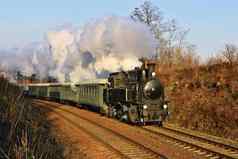 历史蒸汽火车特别推出了捷克蒸汽火车旅行旅行捷克共和国