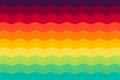彩虹波背景摘要色彩斑斓的波行