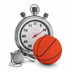 篮球吹口哨秒表