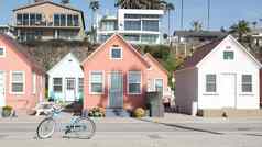 自行车巡洋舰自行车海洋海滩加州海岸美国夏季周期别墅棕榈树