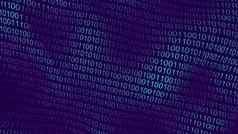 编码背景概念在线安全电脑技术未来主义的数字网络蓝色的背景二进制代码互联网数据安全概念摘要未来主义的设计