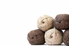 羊毛纱线针织羊毛线程针织手针织刺绣纱线围巾毛衣袜子复制空间