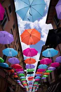雨伞颜色