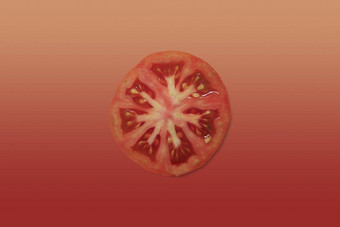 红色的番茄<strong>匹配颜色</strong>背景