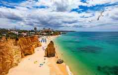 视图沙滩上41阿尔加夫葡萄牙视图41海滩沙滩上41portimao阿尔加夫葡萄牙概念旅行葡萄牙阿尔加夫