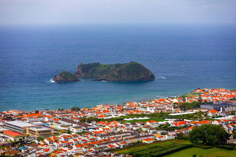 岛别墅通用坎波教堂我们的女士页面三米格尔岛葡萄牙旅行亚速尔岛别墅通用坎波三米格尔岛亚速尔葡萄牙