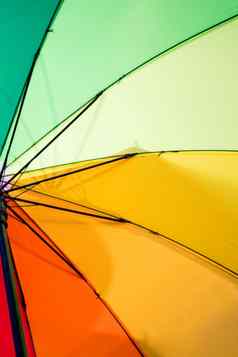 段美丽的伞颜色