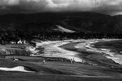 卵石海滩高尔夫球蒙特利加州美国