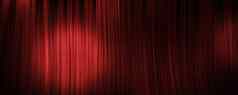 红色的窗帘背景关注的焦点