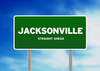 杰克逊维尔佛罗里达高速公路标志