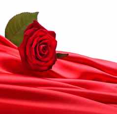 玫瑰红色的丝绸