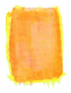 橙色水颜色框架背景纹理