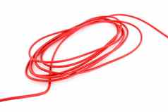 红色的电缆