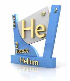 氦形式周期表格元素