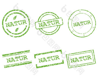 自然邮票