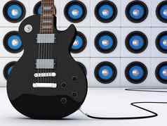 黑色的吉他