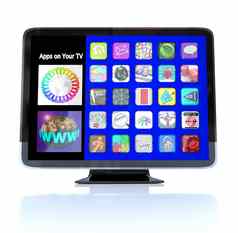 应用程序图标瓷砖高定义电视高清电视