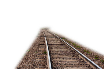 铁路扩展白色背景