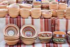 手工制作的陶瓷传统的模式工艺品市场