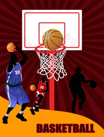 篮球广告海报