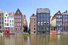 荷兰中世纪的外墙阿姆斯特丹荷兰