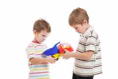 孩子们冲突战斗玩具