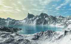 冰川湖