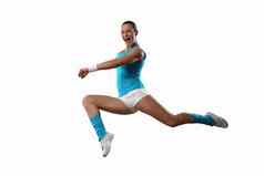 图像体育运动女人跳
