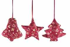 圣诞节装饰贝尔明星枞树形