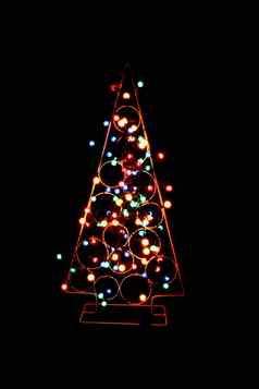 圣诞节树圣诞节灯