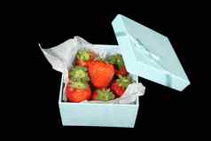 礼物盒子草莓
