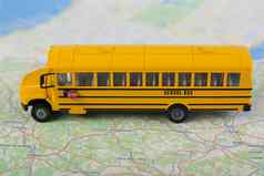 学校公共汽车路地图