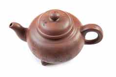 单孤立的茶壶