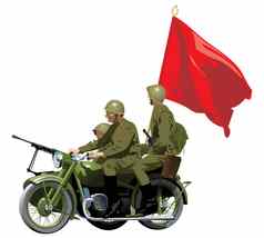 军事摩托车