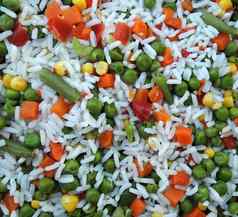 蔬菜混合大米