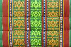 艺术泰国的纺织枕头