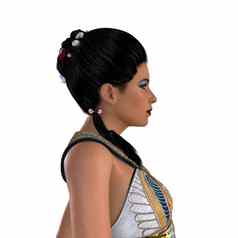 埃及Nefertiti头发