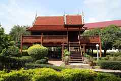 泰国风格木房子