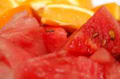 自然有营养的水果橙色西瓜