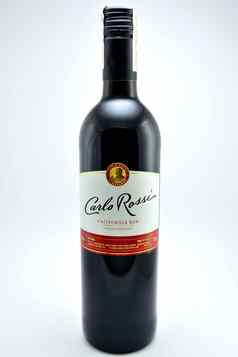 卡 罗红色加州红色的酒瓶菲律宾