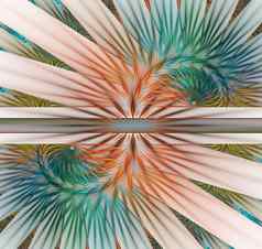 螺旋数字艺术摘要电脑生成的现代螺旋分形元素模式有创意的艺术设计摘要形式颜色