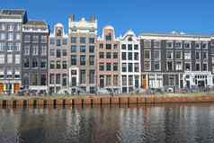 荷兰外墙运河阿姆斯特丹荷兰